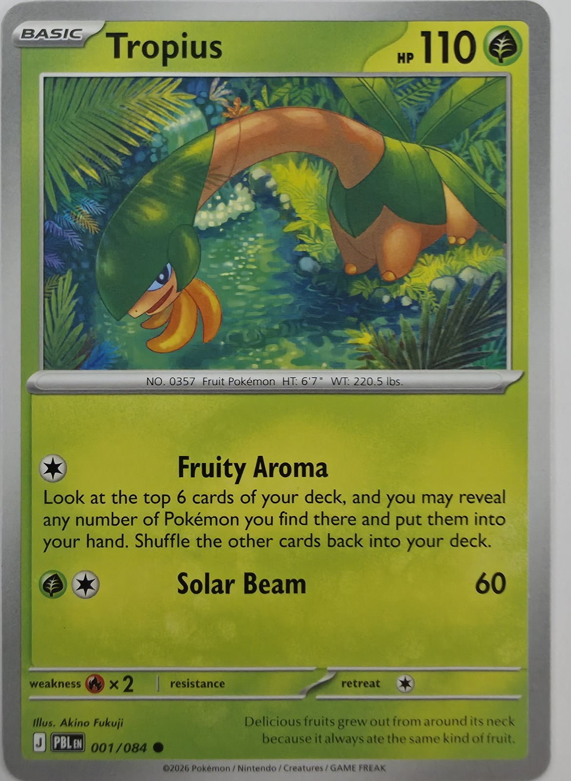 Tropius front