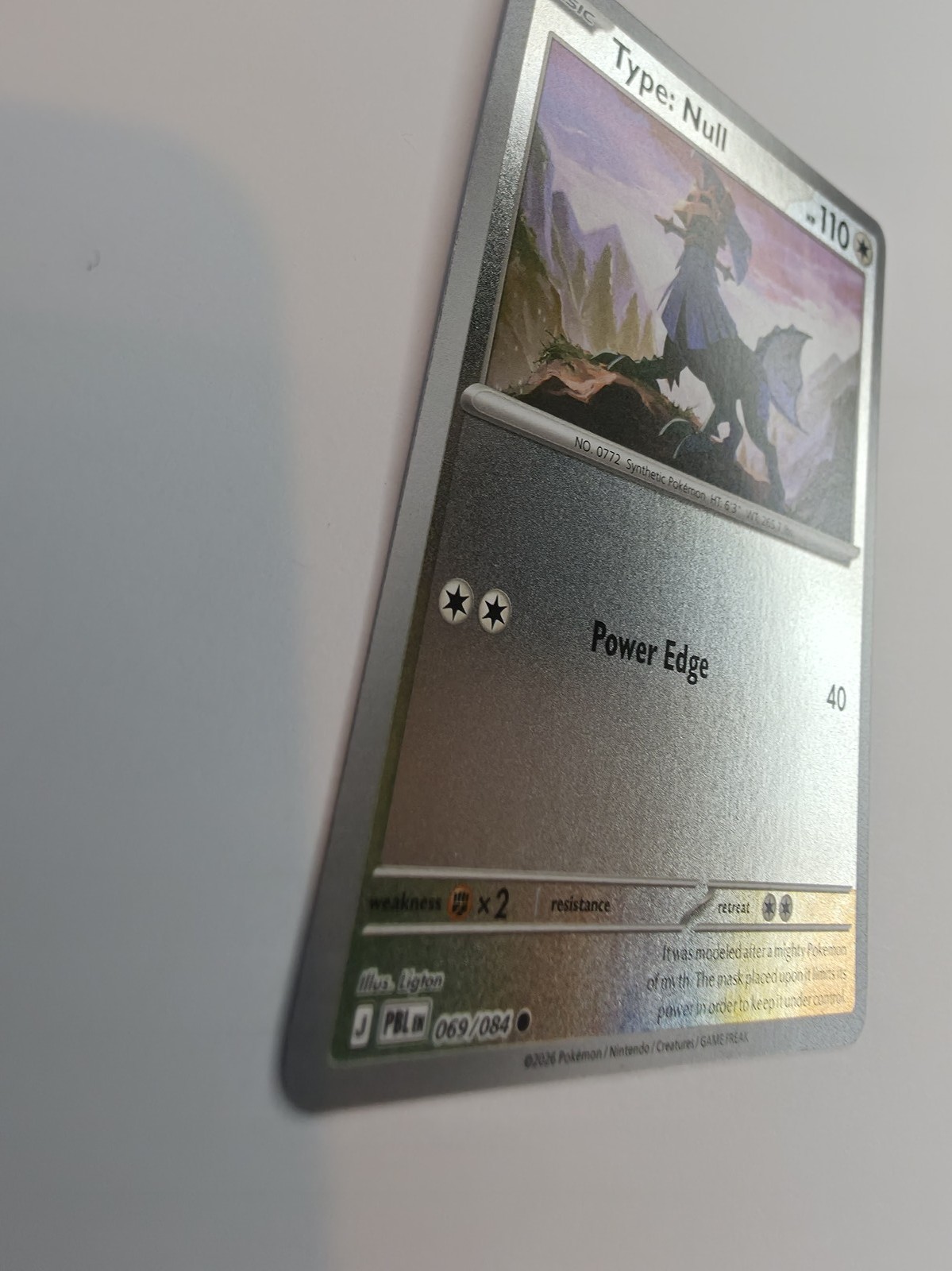 Type: Null holo angle