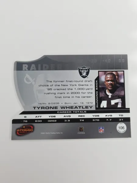 Tyrone Wheatley back, earlier photo