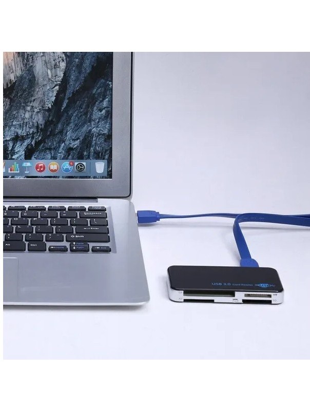 USB 3.0 Memory Card Reader, 5Gbps, for CF SD Micro SD XD M2 MS, photo 2