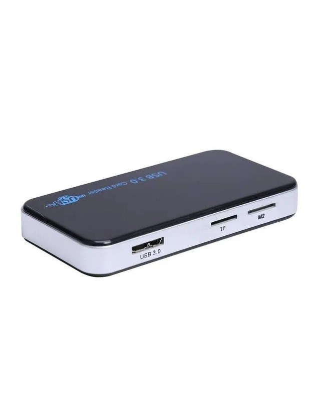 USB 3.0 Memory Card Reader, 5Gbps, for CF SD Micro SD XD M2 MS, photo 3