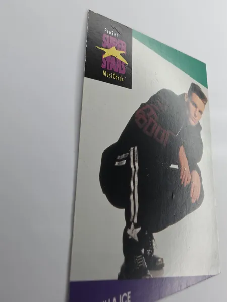 1991 Pro Set SuperStars MusiCards Vanilla Ice #141 photo 3