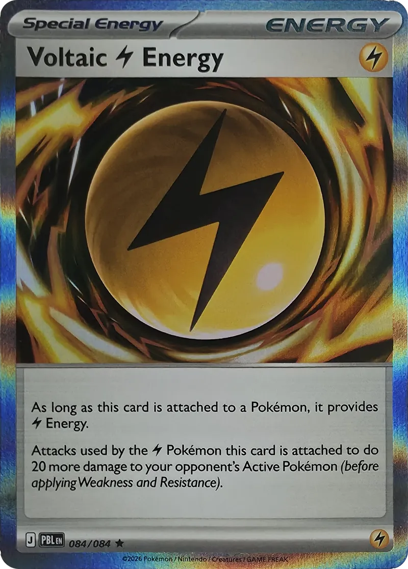 Voltaic Lightning Energy #084/084, front