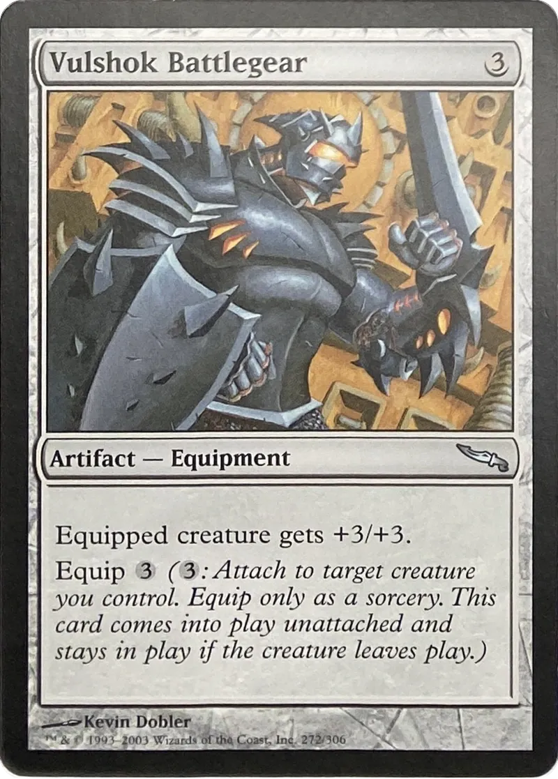 2003 Magic: The Gathering Mirrodin Vulshok Battlegear #272/306 Uncommon front