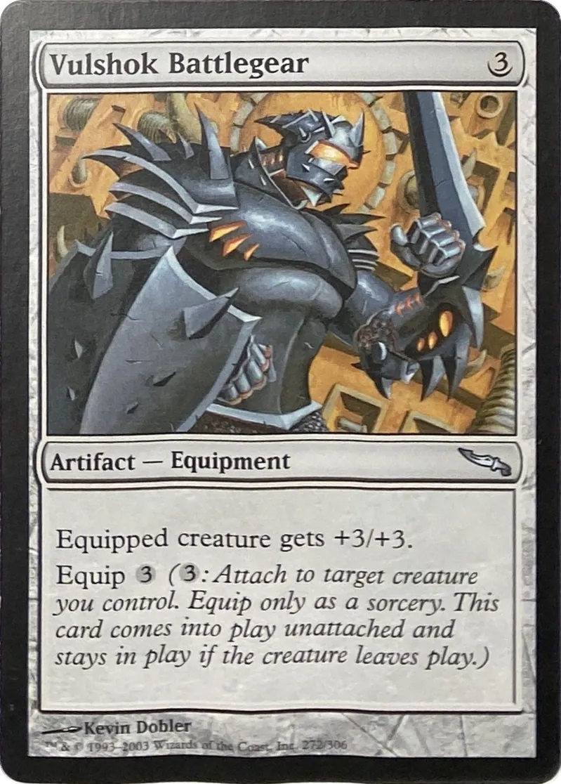 2003 Magic: The Gathering Mirrodin Vulshok Battlegear #272/306 Uncommon front