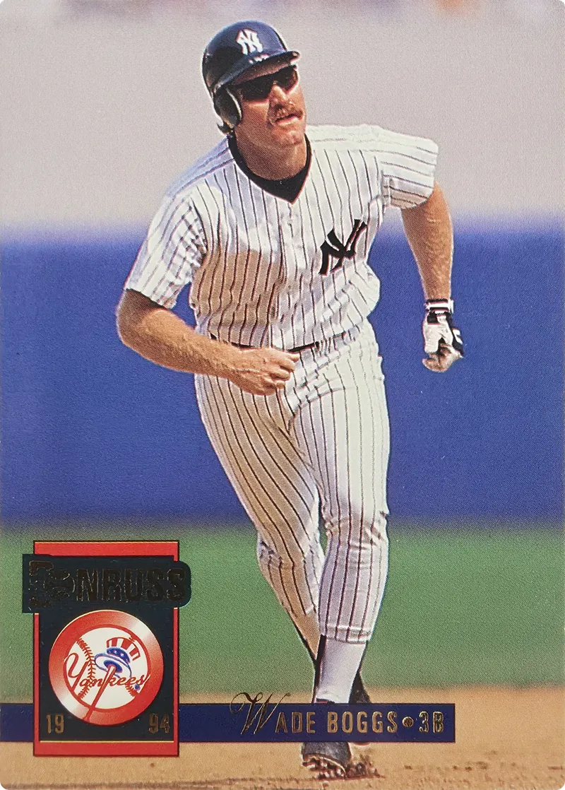 1994 Donruss Wade Boggs #36 New York Yankees Hall of Famer, front