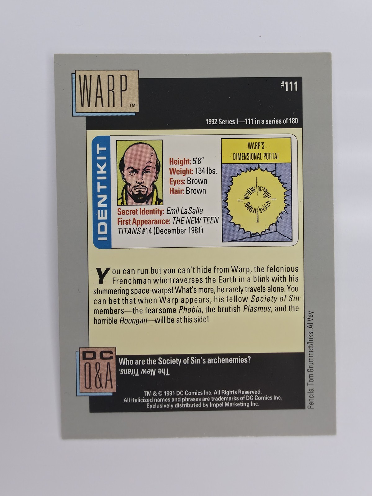 Warp back