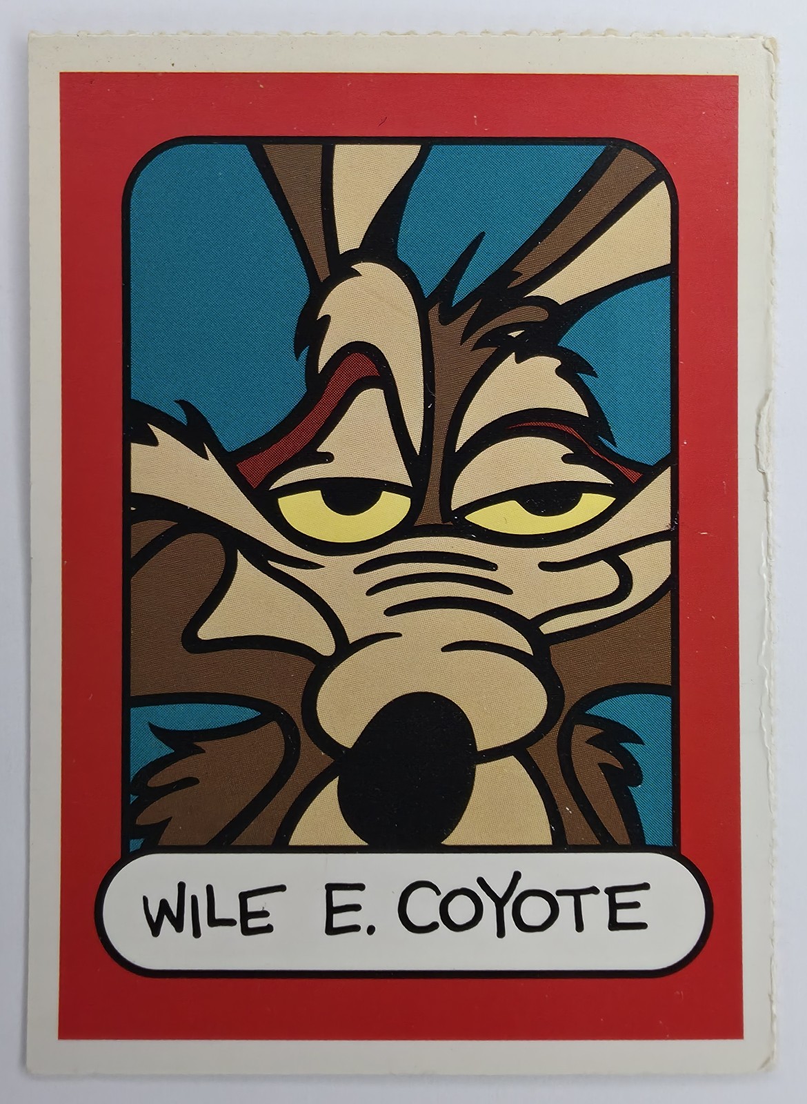 Wile E. Coyote 'Toon In To School card front