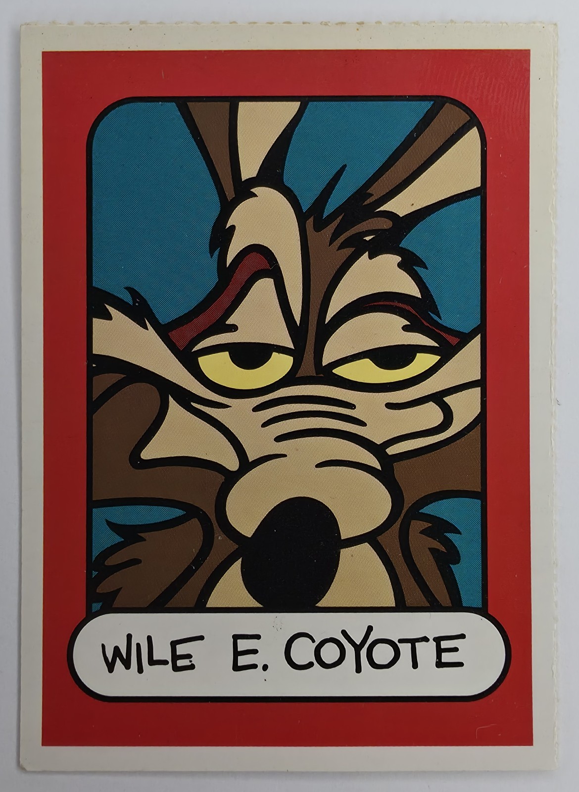 Wile E. Coyote 'Toon In To School card front