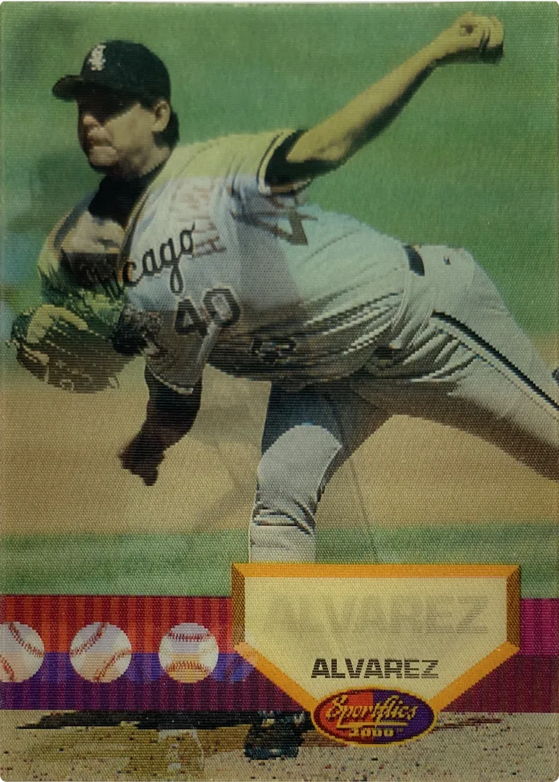 1994 Sportflics 2000 Wilson Alvarez #97 Chicago White Sox front