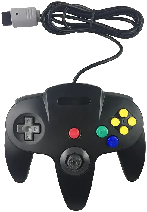 Wired 64-style controller with analog stick, photo 1