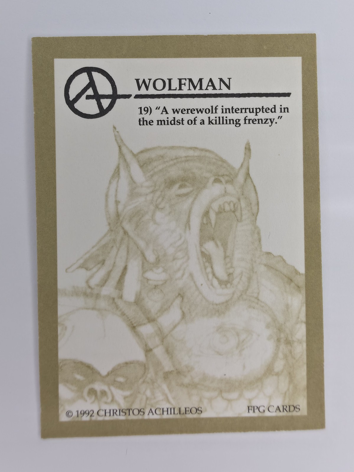 Wolfman #19 back