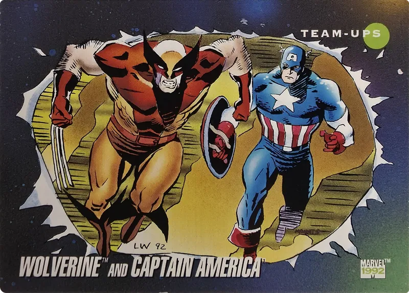 Wolverine and Captain America front