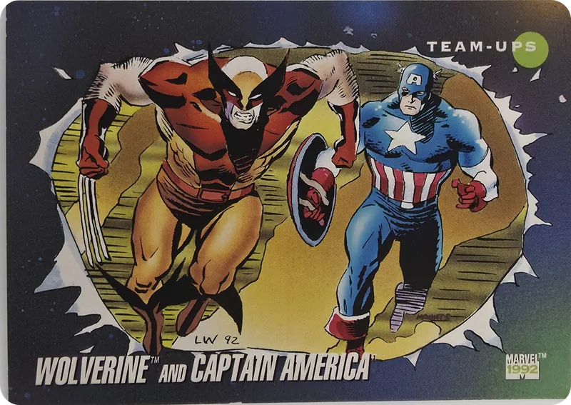 Wolverine and Captain America front