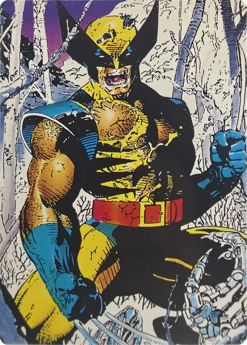 1992 Comic Images Wolverine: From Then 'Til Now II Wolverine, front