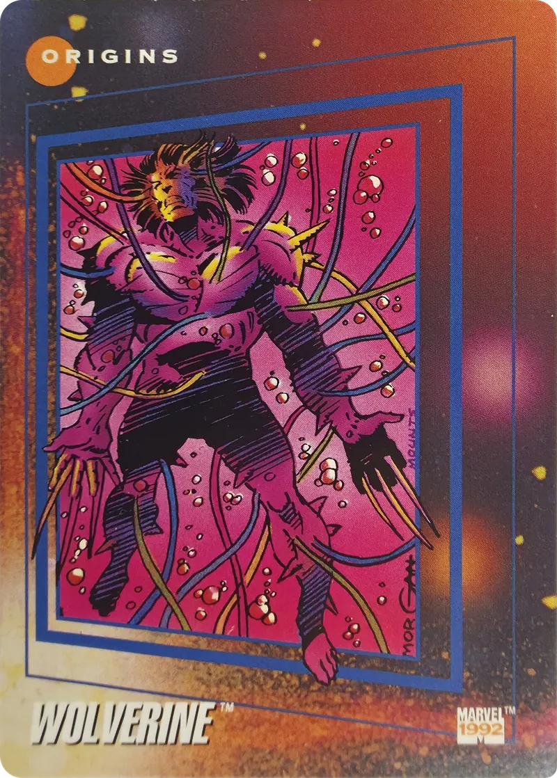 1992 Impel Marvel Universe Series III Wolverine, front