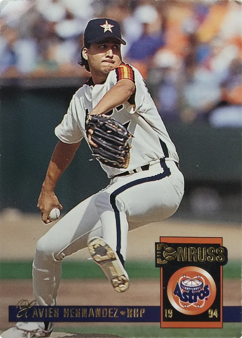 1994 Donruss Xavier Hernandez #143 Houston Astros, front