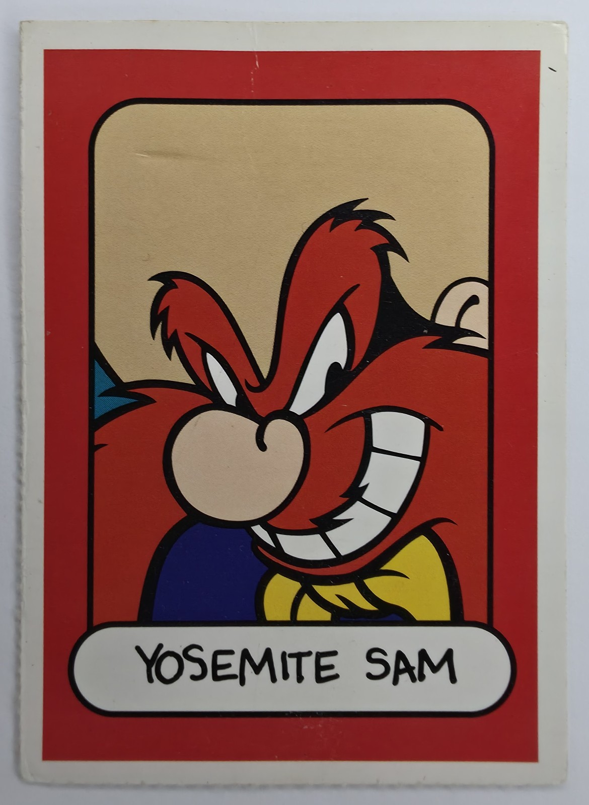 Yosemite Sam 'Toon In To School card front